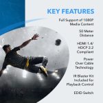 Orei HDMI Extender 50m/164ft – Full HD 1080p Over CAT6 Ethernet with IR Control - Image 4