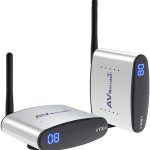 Pakite PKP1 Wireless RCA AV Sender with IR Remote Extender – Long-Range Audio Video Transmitter & Receiver