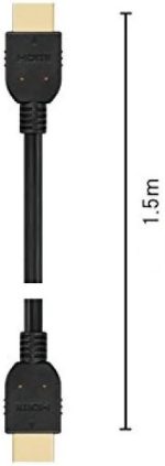 Panasonic 1.5m High-Speed HDMI Cable with Ethernet – Supports Full HD 3D & 4K - Image 3