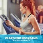Pawa Claro ENC Neckband PW-CLNBINE6 – Bluetooth 5.1 Wireless Earphones with Voice Modulation & 20-Hour Battery Life, - Image 3