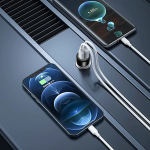 Pawa Dual Port Car Charger in Oman – 51W Fast PD + QC Charging - Image 3