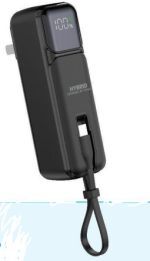 Pawa Hybrid 2-in-1 Charger and Powerbank (PW-PBECUK5T-BK) – 5000mAh, Dual USB Ports, Fast Charging,