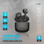 Pawa Limpid Pro Wireless Earbuds in Oman – Comfortable Semi-In-Ear Sound - Image 3
