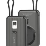 Pawa Mag Prime MagSafe Powerbank with Stand (PB10225M) – 10000mAh, 22.5W Fast Charging, Dual Output,