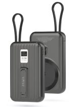 Pawa Mag Prime MagSafe Powerbank with Stand (PB10225M) – 10000mAh, 22.5W Fast Charging, Dual Output,