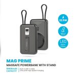 Pawa Mag Prime MagSafe Powerbank with Stand (PB10225M) – 10000mAh, 22.5W Fast Charging, Dual Output, - Image 2