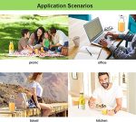 Pawa Portable Blender 350ml PW-PJ805-YL – Wireless Charging, 50W Power, 1400mAh Battery, Direct Drinking Design – - Image 3