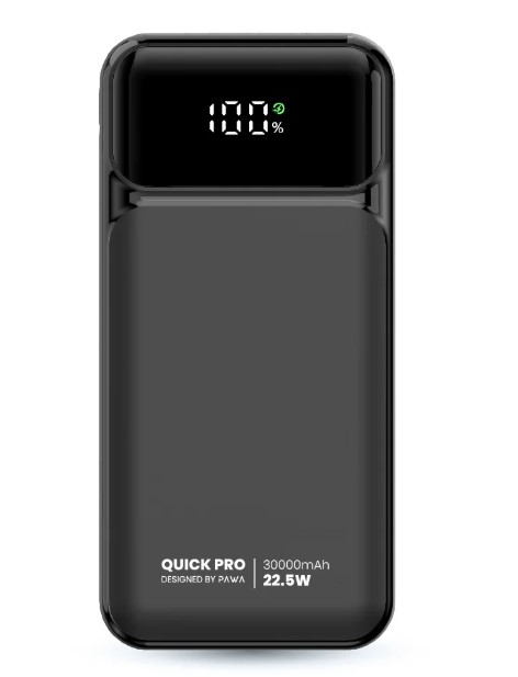 pawa-quickpro-p225-30000mah-power-bank-45w-pd-qc30-fast-char.jpg Pawa QuickPro P225 30000mAh Power Bank – 45W PD & QC3.0 Fast Charging Price in Oman Muscat - Image 1