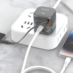 Pawa Retro 50 W UK Charger with Built‑in Retractable USB‑C Cable PW‑TAR50ACT – Fast Charge, Stylish Design – - Image 2