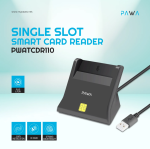 Pawa Single Slot Smart ID Card Reader – PWATCDR110 (USB CCID) – - Image 3