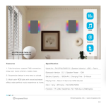 Pawa SPWLTW66 Wireless Wall-Mounted Bluetooth Speaker – 10W Battery Powered Wall Speaker - Image 3