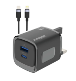 Pawa Super Mini Travel Charger TC25CUUL – 30W PD + QC Fast Charging Adapter with Braided USB-C to Lightning Cable (Price In Oman)