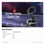 Pawa Vacuum Magnetic Suction Mount in Oman – 360° Rotation Strong Hold - Image 5
