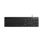 Philips Wired Keyboard K254 – USB Membrane, 104 Keys, Spill-Resistant –