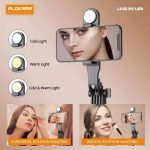 Plokama Live P9 Selfie Stick Tripod + LED Light & Bluetooth Remote – 170 cm Extendable Vlogging Stick, Foldable & Compact – - Image 5