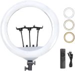 Plokama R45 18-Inch LED Soft Ring Light with Adjustable Brightness, Color Temperature & Remote Control Best Price in Muscat Oman - Image 2