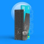 Popo PK01 Wireless Keyboard & Mouse Combo – Ergonomic Slim Design - Image 4