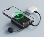 Porodo 10000 mAh MagSafe Power Bank PBFC‑082 – Built‑in Detachable Lightning & USB‑C Output, Wireless Charging (Price In Oman) - Image 2