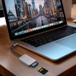 Porodo 2-in-1 USB-C Card Reader PD-21CDR – Fast Dual SD & MicroSD Memory Card Reader for USB-C Devices, - Image 3