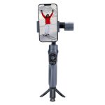 Porodo 3-Axis Gimbal Stabilizer GB1 – Portable Smartphone Stabilizer with Face & Object Tracking, FVP Mode, and 2200mAh Battery, - Image 2