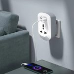 Porodo 3-in-1 Universal Adapter Socket with USB-A & USB-C Ports, Nightlight Feature, 2500W Power – PD-MSACUK - Image 5