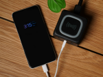 Porodo 3-Port Wireless Charger 30W PD-FWCH005-BK – Fast Charging Station with 15W Wireless Pad, PD 30W USB-C, Dual USB-A Outputs - Image 4