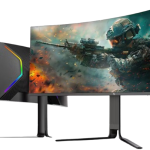 Porodo 34-Inch Curved Gaming Monitor in Oman – WQHD 200Hz UltraWide Display