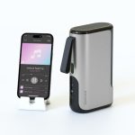 Porodo 3‑in‑1 10000 mAh Power Bank Speaker + Phone Holder PD‑PBFCH022‑SL – Silver - Image 3