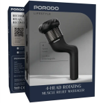Porodo 4-Head Rotating Muscle Relief Massager Oman – Deep Tissue Relaxation Power - Image 6