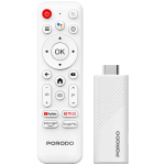 Porodo 4K Android Smart Streaming TV Stick PDH313 – Plug & Play HDMI 4K@60fps, Android 14, Google Assistant (Price In Oman)