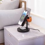 PORODO 5000 mAh 4‑in‑1 MagSafe Power Bank Dock (PD‑PBF CH024) – Wireless Multi‑Device Charger – - Image 3