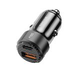 Porodo 50W Dual-Port Car Charger (PD-CC50WL) - 30W QC + 20W PD + C→Lightning Cable - Image 2