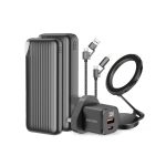 Porodo 6 in 1 Essentiel Combo 2 Powerbank + Cable + Charger + Magsafe Car Mount PBFCH071 Best Price in Muscat Oman