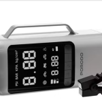 Porodo 6 in 1 Multifunction Jump Starter with Air Compressor & Power Bank PDP-CH091-BKGR – Car Emergency Tool - Price in Oman