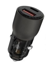 Porodo 95W Transparent Car Charger with 0.9m USB-C Cable – Dual Port PD65W & QC30W Fast Charging Price In Muscat Oman