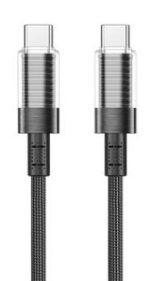 Porodo 95W Transparent Car Charger with 0.9m USB-C Cable – Dual Port PD65W & QC30W Fast Charging Price In Muscat Oman - Image 2