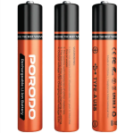 Porodo AA Li-Ion USB Rechargeable Batteries in Oman – 4 Pack Efficiency