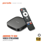 Porodo Android TV Box PD-ANTVB-BK – 4K Ultra HD Streaming, Android 9.0, 2GB RAM, 8GB ROM, Quad-Core Processor, Bluetooth 5.0, - Image 2