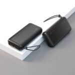 Porodo Blue 20,000mAh Compact Power Bank (PB-BPWBNK2-BK) Dual USB-A 10W, Type-C & Micro Input - Image 3