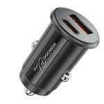 Porodo Blue Dual Port 30W Car Charger – Fast Charging, Compact Design, Dual USB-A & USB-C Ports Price In Muscat Oman