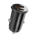 Porodo Blue Dual Port 30W Car Charger with C-L Cable – Fast Charging, Dual USB-A & USB-C Ports Price In Muscat Oman