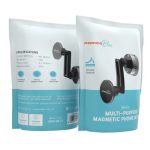 Porodo Blue HSM34 Multi‑Purpose Magnetic Phone Mount – Suction & Magnetic Base, 360° Rotation, One‑Handed Use - Image 2