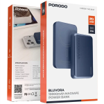 Porodo Blue Vora 10000mAh MagSafe Power Bank in Oman – Fast Wireless Charging - Image 5