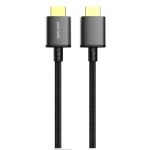 Porodo Braided HDMI Ultra HD Cable 8KHDM2 – 1.8m, HDMI 2.1, 48Gbps, 8K@60Hz, 4K@120Hz, High-Speed, Durable Design,