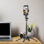 Porodo Dual Lighting Selfie Stick PD-SLSTL-BK – 135cm Extendable Tripod with Bluetooth Remote & LED Lights Best Price In Muscat Oman - Image 4