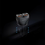 Porodo Dual Power 102 W Car Charger (USB-C + Lightning Cable) PDFWCH085 – Fast PD Charging for iPhone & USB-C Devices - Price in Oman - Image 2