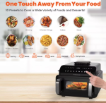 Porodo Flexi Cook Pro 10.5L Multi-Function Indoor Grill, Pizza Oven & Air Fryer – 2100 W (Price In Oman) - Image 4