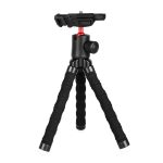Porodo Flexible Versatile Tripod PD-TRPH-BK – 360° Panoramic Head, 1/4" Mount Screw, High-Density Foam Legs, Up to 2kg Load Capacity, - Image 2