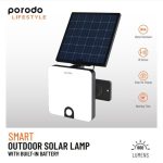 Porodo Foldable Smart Outdoor Solar Lamp (PD-LSSLRMP) – 800 Lumens, 2000mAh Rechargeable Battery, - Image 4
