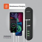 Porodo FWC031 85W Multi-Port USB Charging HUB – 9 Ports with PD & QC 3.0 Fast Charging, 2m Cable, - Image 3